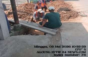 Pembangunan U-Ditch di Desa Mekarsari Disorot Pegiat Sosial