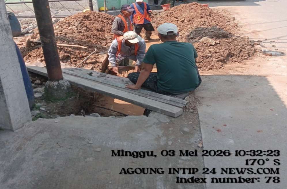 Pembangunan U-Ditch di Desa Mekarsari Disorot Pegiat Sosial