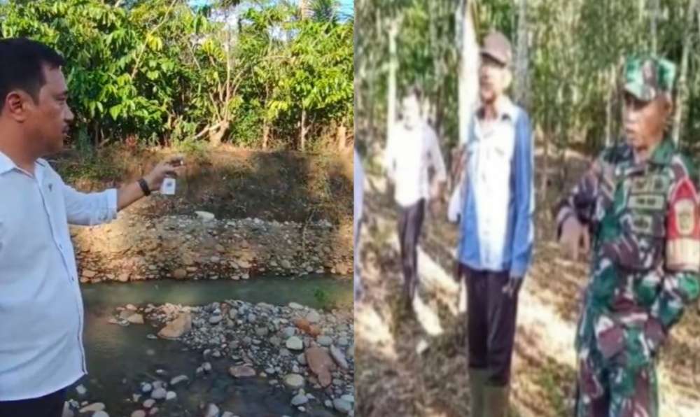 Awasi Ijin Tambang Hingga Dampak Lingkungan, Pemdes Muara Temiang Turun Gunung Monev Lokasi
