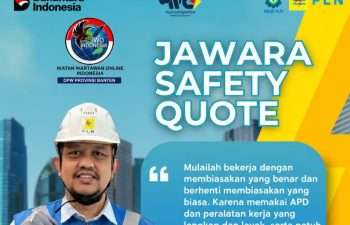 PLN UID Banten Gaungkan “Jawara Safety Quote”, Kolaborasi Bersama IWO Indonesia Perkuat Kesadaran K3