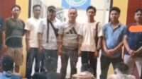 Polresta Tanggamus Berhasil Amankan 5 Orang Diduga Pengedar Sabu