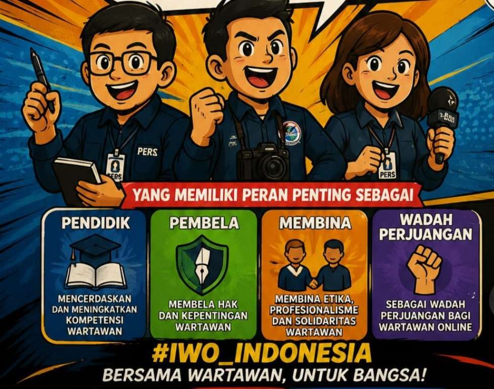 IWO Indonesia Tegaskan Sebagai Organisasi Profesi Wartawan, Bukan Perusahaan Pers Pencari ADV