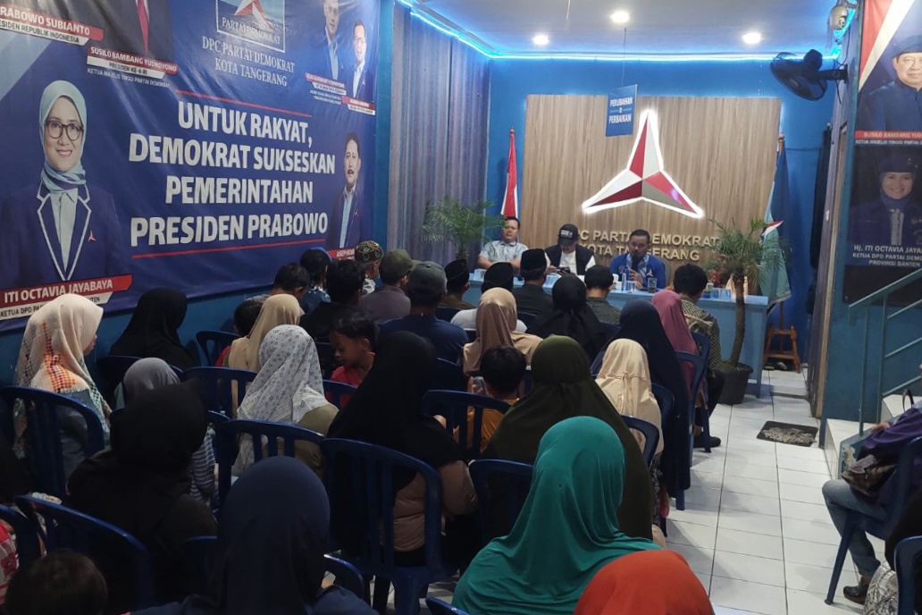 DPC Partai Demokrat Kota Tangerang Gelar Silaturahmi Bersama Warga RW 15 Kelurahan Tanah Tinggi