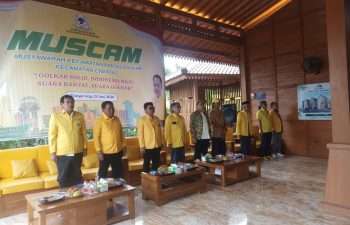 Muscam Partai Golkar Kecamatan Cibodas Digelar di Pendopo Haji Supiani, Dihadiri Ketua DPD Kota Tangerang