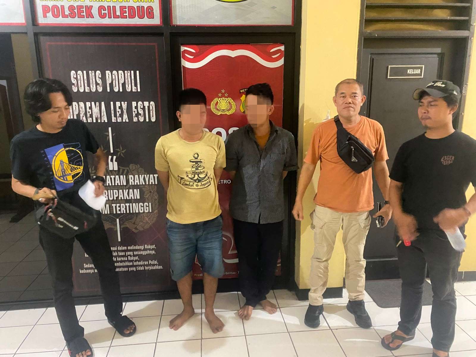 2 Pencuri Motor Dibekuk Tim Reskrim Polsek Ciledug Saat Patroli Subuh 2 Pencuri Motor Dibekuk Tim Reskrim Polsek Ciledug Saat Patroli Subuh