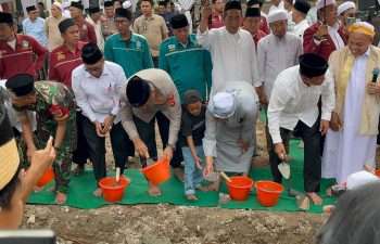 Kapolresta Tangerang dan Bupati Hadiri Peletakan Batu Pertama Maqbaroh Al-Istiqlaliyyah