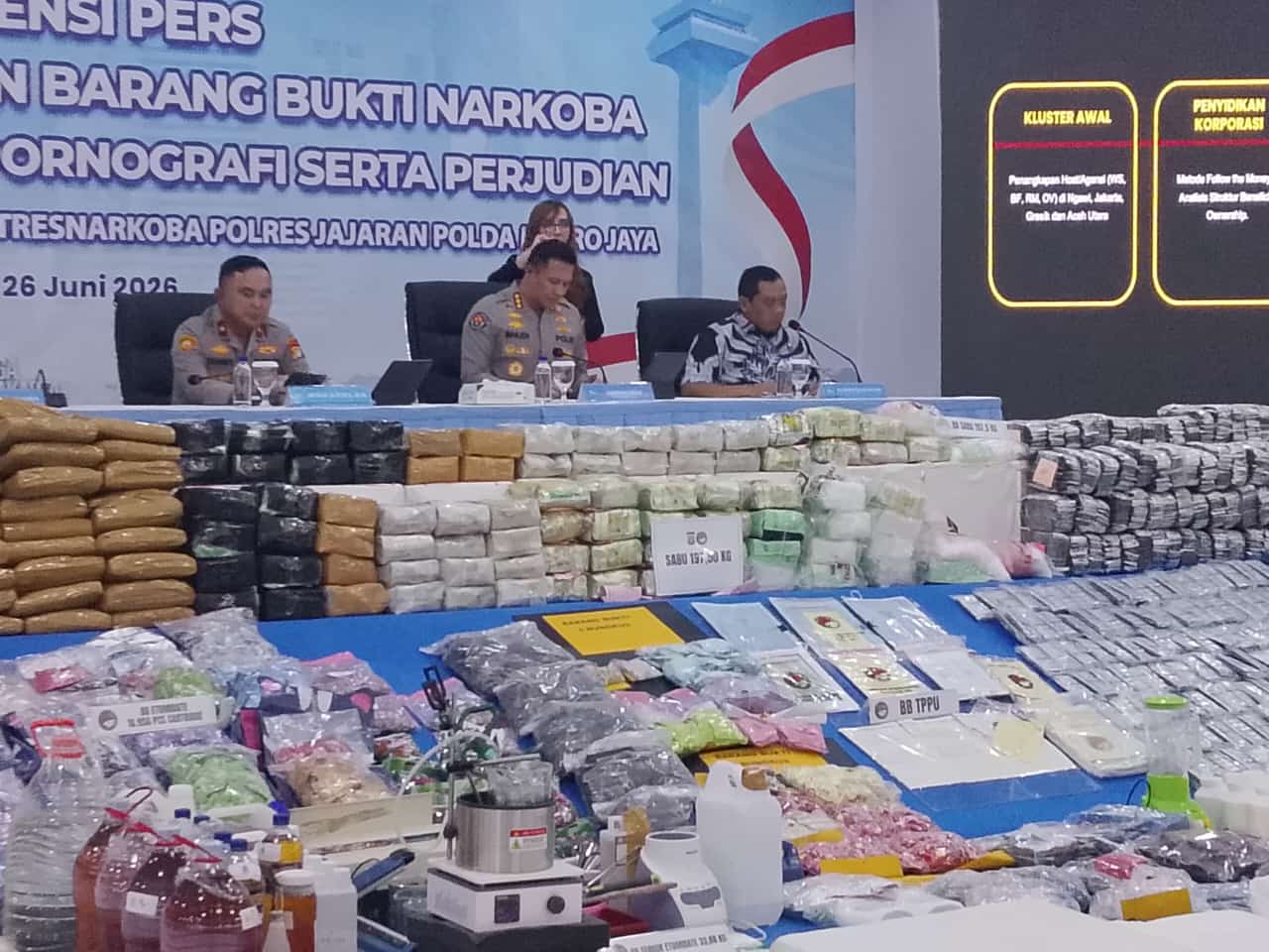 Polsek Serpong Ungkap Kasus Peredaran Obat Keras Golongan G dalam Jumlah Besar