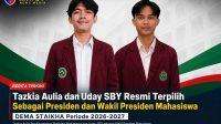 Tazkia Aulia dan Uday SBY Terpilih Sebagai Presiden dan Wakil Presiden DEMA STAIKHA Periode 2026–2027