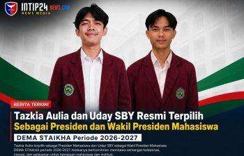 Tazkia Aulia dan Uday SBY Terpilih Sebagai Presiden dan Wakil Presiden DEMA STAIKHA Periode 2026–2027