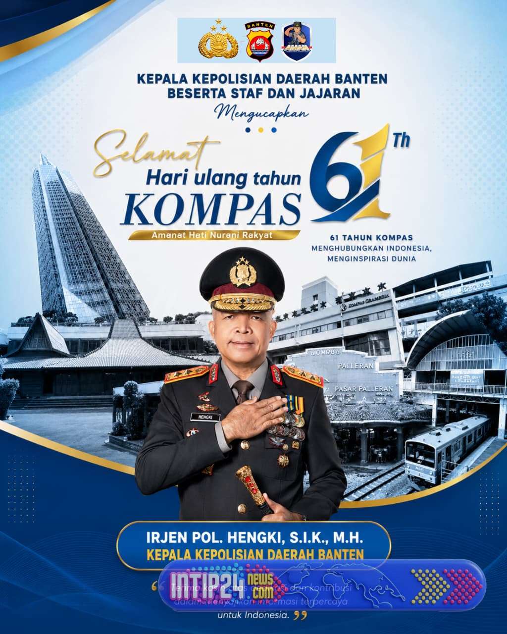 HUT ke-61 Harian Kompas, Kapolda Banten Apresiasi Peran Media