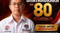 Redaksi INTIP24NEWS.COM Ucapkan Dirgahayu Bhayangkara ke-80