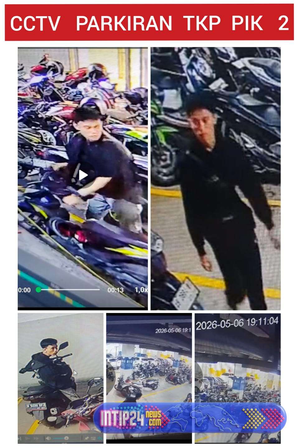 Polisi Tangkap Pencuri Motor di Apartemen PIK 2, Akali Parkir dengan Tukar Pelat Nomor