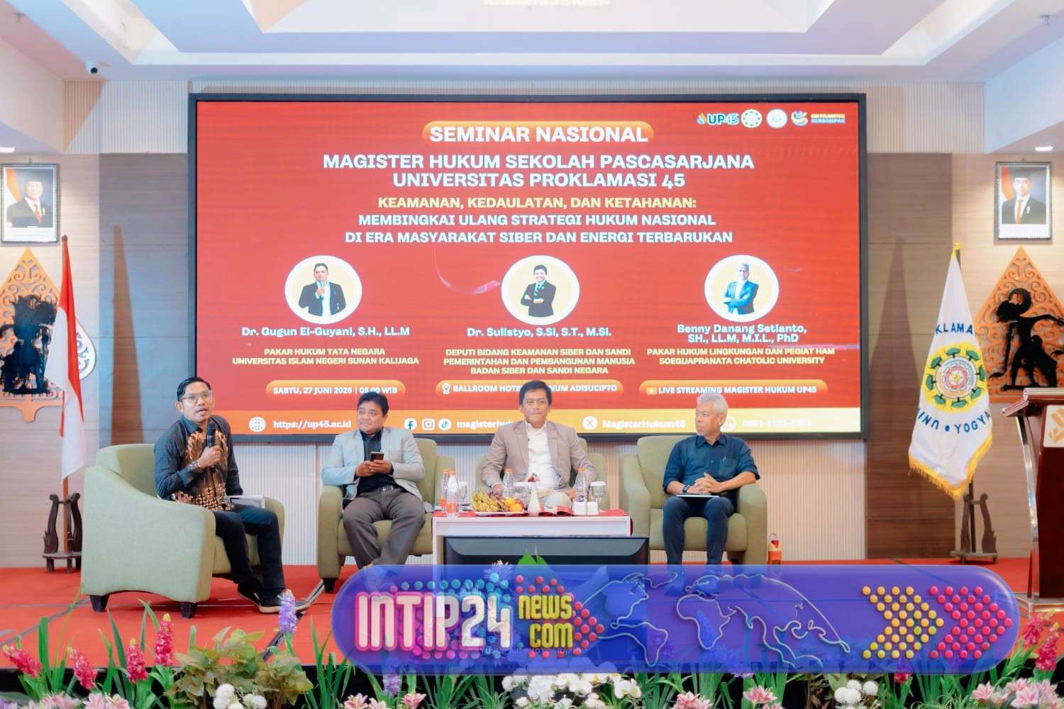 Universitas Proklamasi 45 Yogyakarta Gelar Seminar Nasional: “Keamanan, Kedaulatan dan Ketahanan”