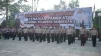 105 Personel Polresta Tangerang Naik Pangkat, Kapolresta Minta Tingkatkan Kualitas Pelayanan