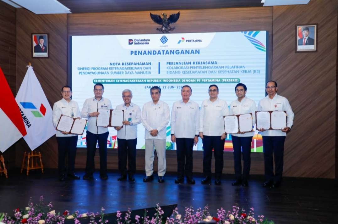 Kemnaker Gandeng Pertamina Jalin Kolaborasi Pengembangan SDM dan Pelatihan Vokasi K3
