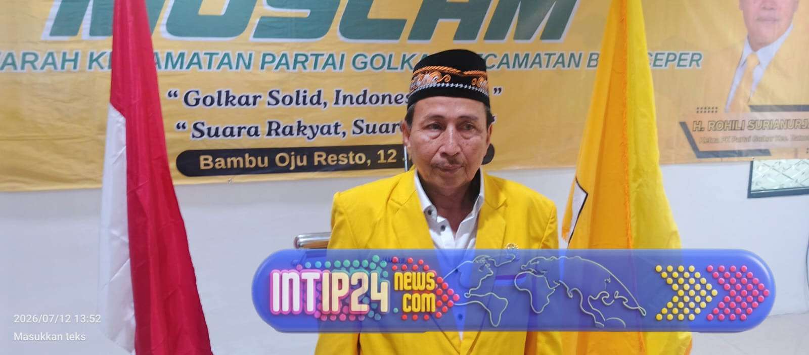 H. Jamiludin Terpilih Secara Aklamasi sebagai Ketua PK Partai Golkar Kecamatan Batuceper, Dihadiri Ketua DPD Golkar Kota Tangerang H. Sachrudin