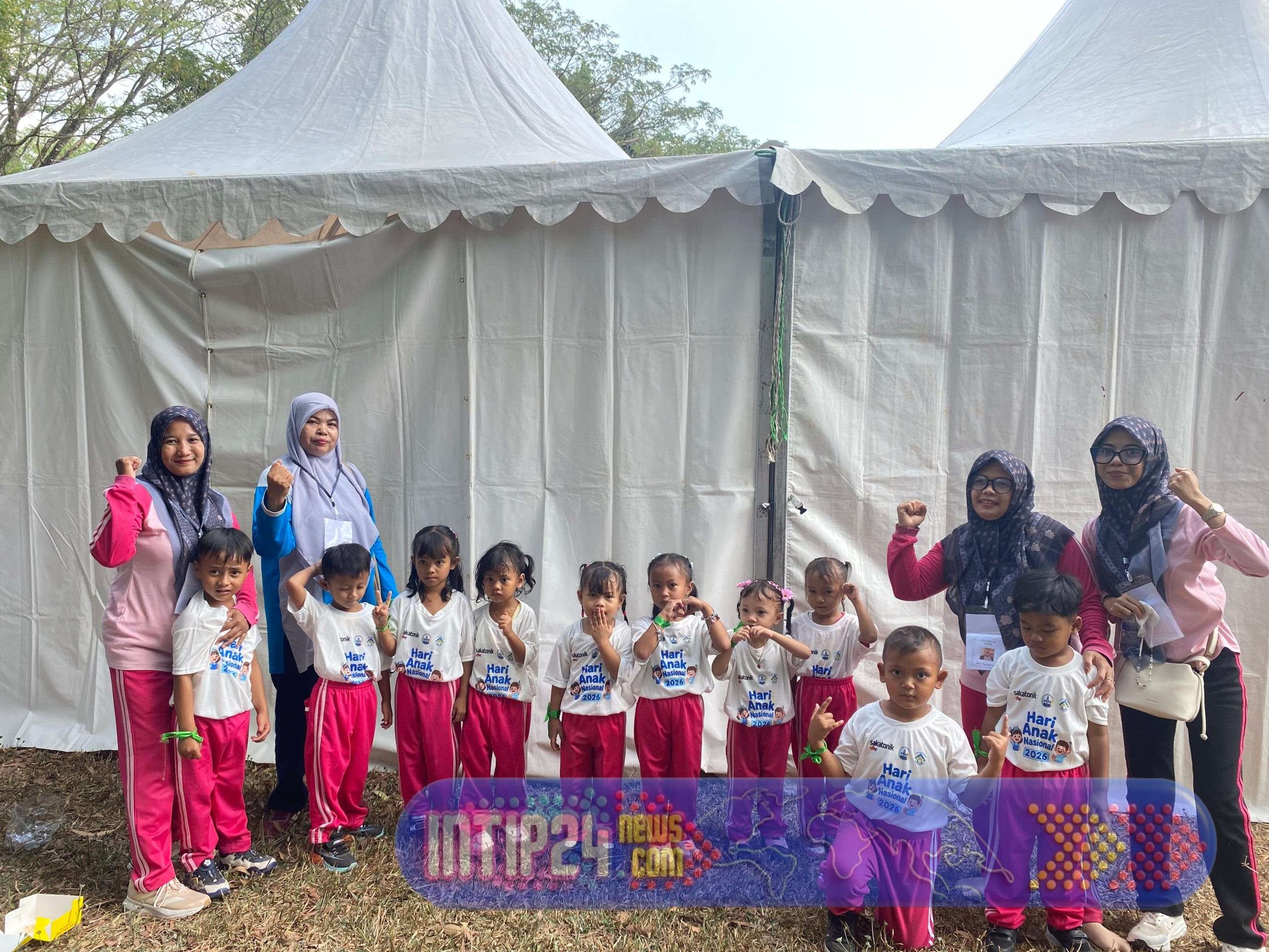 TK AR-RUM Bojong Nangka Kecamatan Petir Ikuti Peringatan Hari Anak Nasional 2026 Tingkat Kabupaten Serang