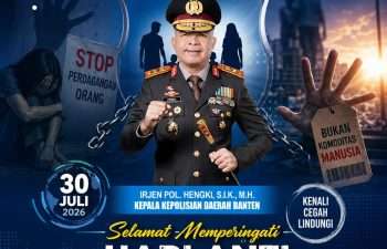 Hari Anti Perdagangan Orang Sedunia, Polda Banten Ajak Masyarakat Cegah TPPO