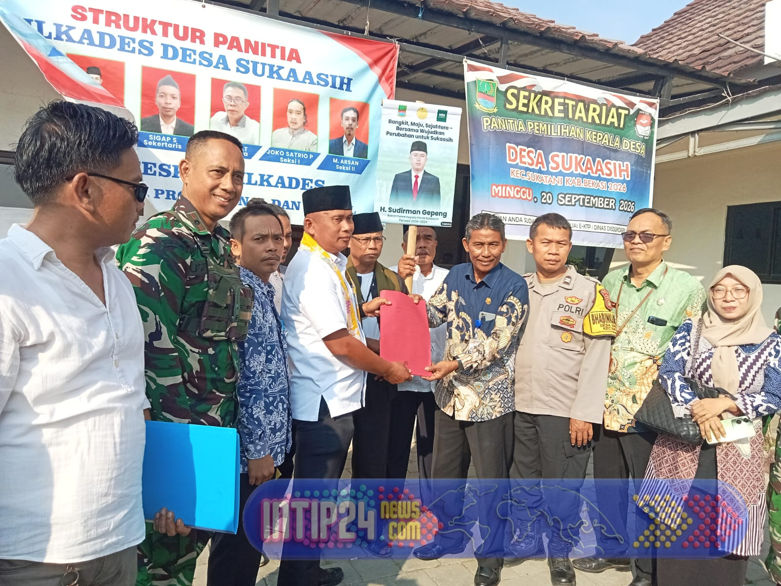 Diiringi Antusiasme Para Pendukung, H. Sudirman Gepeng Daftar Pilkades Sukaasih 2026–2034 Diiringi Antusiasme Para Pendukung, H. Sudirman Gepeng Daftar Pilkades Sukaasih 2026–2034