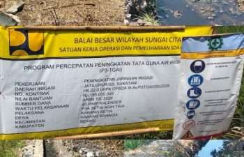 PROYEK IRIGASI P3-TGAI Rp195 JUTA DI KARANGSETIA DISOROT: DIDUGA DIKERJAKAN ASAL-ASALAN, KUALITAS MINIM, K3 DIABAIKAN!