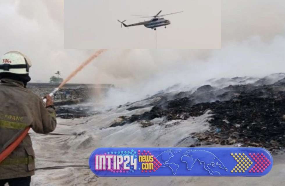 Kebakaran TPA Jatiwaringin, Dua Heli dari Sumatera dikerahkan Padamkan Api