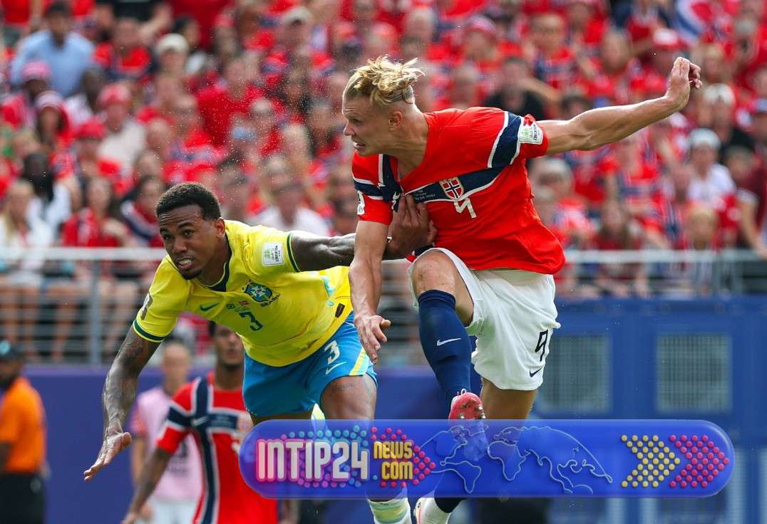 Norwegia vs Brasil 2-1, The Vikings Lolos Perempat Final Piala Dunia 2026