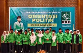 DPC PKB Gunungkidul Kukuhkan Pengurus Baru Masa Bakti 2026-2031, Targetkan 10 Kursi di Pemilu 2029