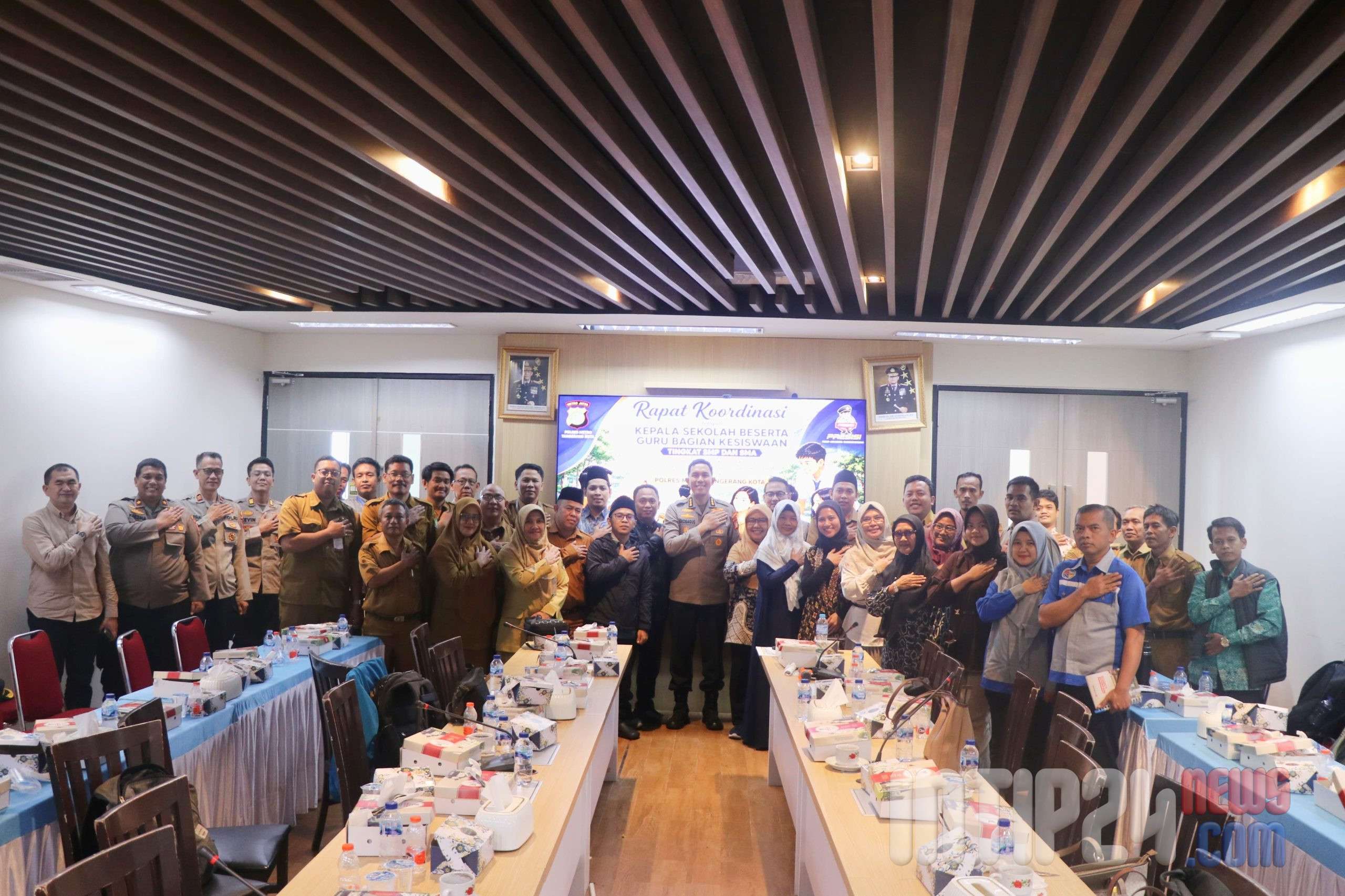 Cegah Tawuran Pelajar, Polres Tangerang Kota Gandeng Guru: “Jangan Labeli Anak Nakal”
