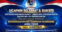 IWO Indonesia Kukuhkan Kepengurusan DPD Tulung Agung, Rahardiyan Andri, SE.AK Resmi Nahkodai Organisasi