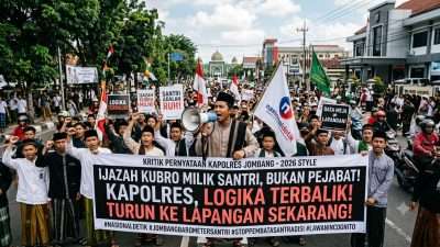 Pemred Edi Uban Kritik Pernyataan Kapolres Jombang Soal Undangan Ijazah Kubro
