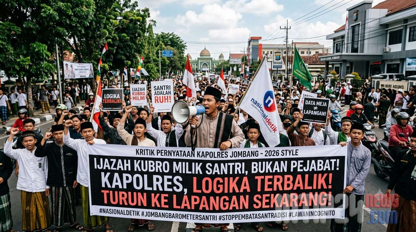 Pemred Edi Uban Kritik Pernyataan Kapolres Jombang Soal Undangan Ijazah Kubro