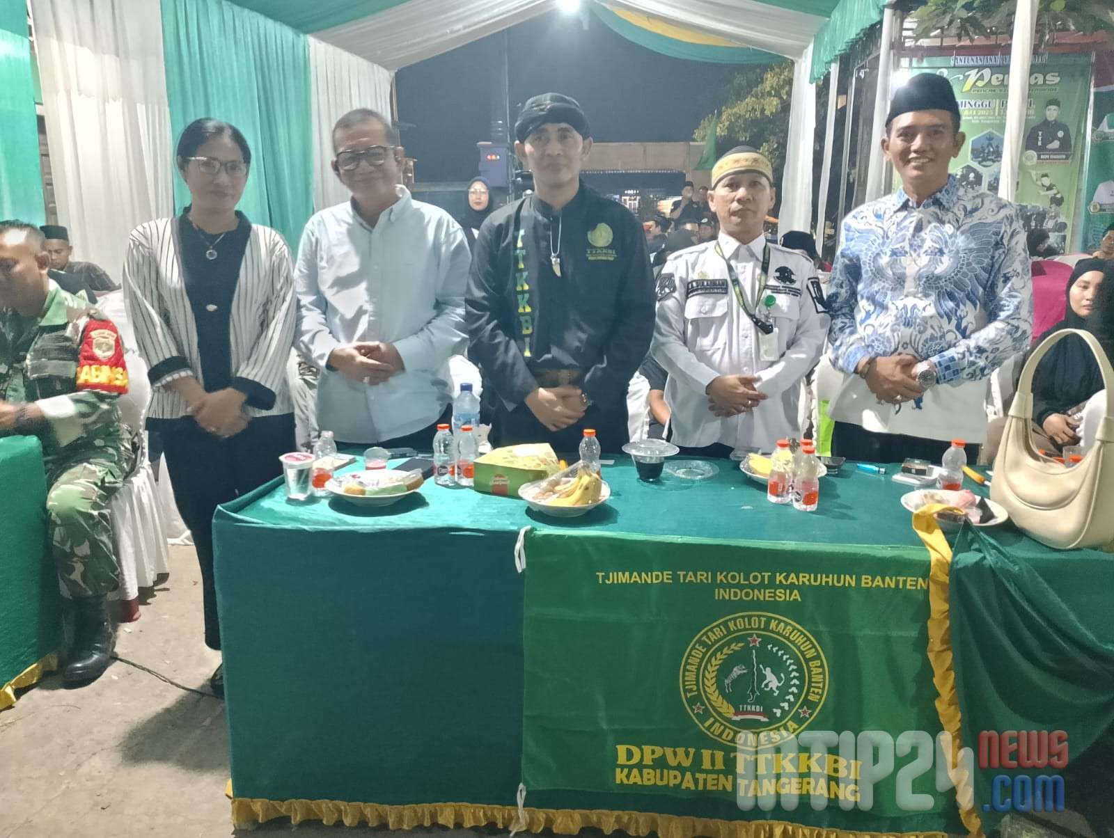 Pembina dan Ketua DPD IWO-I Kabupaten Tangerang Apresiasi Ritual Ketjeran Thijamande DPW II TTKKBI