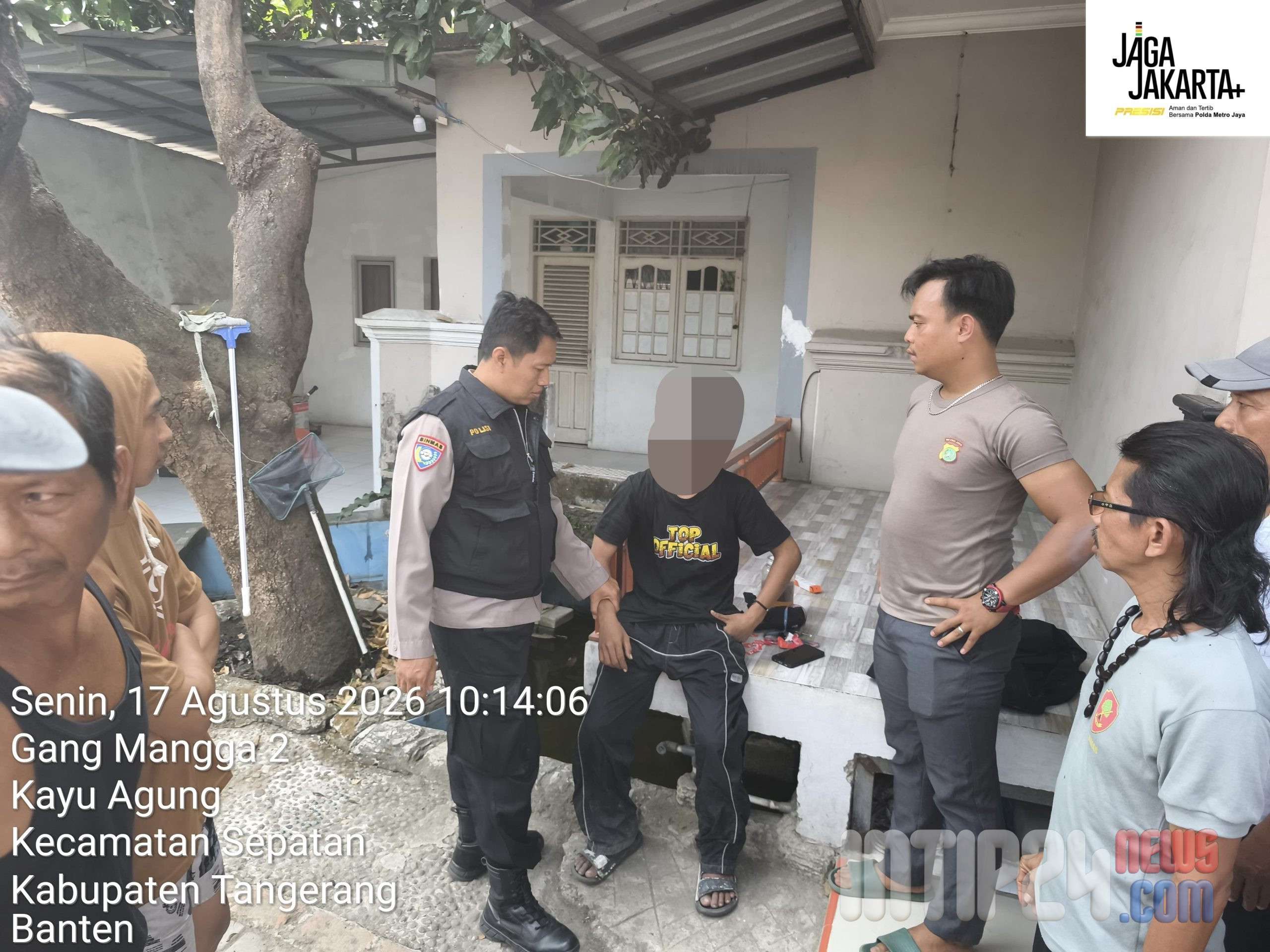Ketahuan Bawa 8 Paket Sinte, Pelajar Diamankan Polisi di Sepatan