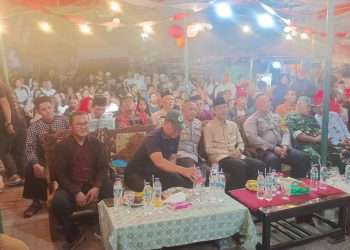 Kapolsek Karawaci Hadiri Malam Puncak HUT RI ke-81, Ajak Warga Perkuat Kamtibmas