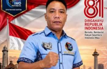 DPW IWO Indonesia Provinsi Banten Ajak Masyarakat Kibarkan Bendera Merah Putih Sambut HUT RI Ke-81