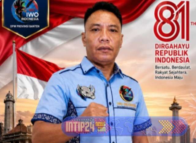 DPW IWO Indonesia Provinsi Banten Ajak Masyarakat Kibarkan Bendera Merah Putih Sambut HUT RI Ke-81