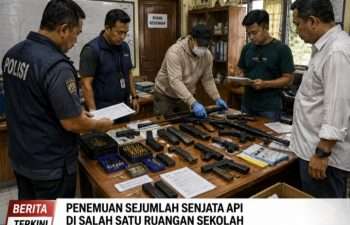 995 Pucuk Senpi Beserta Amunisi Ditemukan di Ruangan Sekolah Swasta di Jakarta Selatan