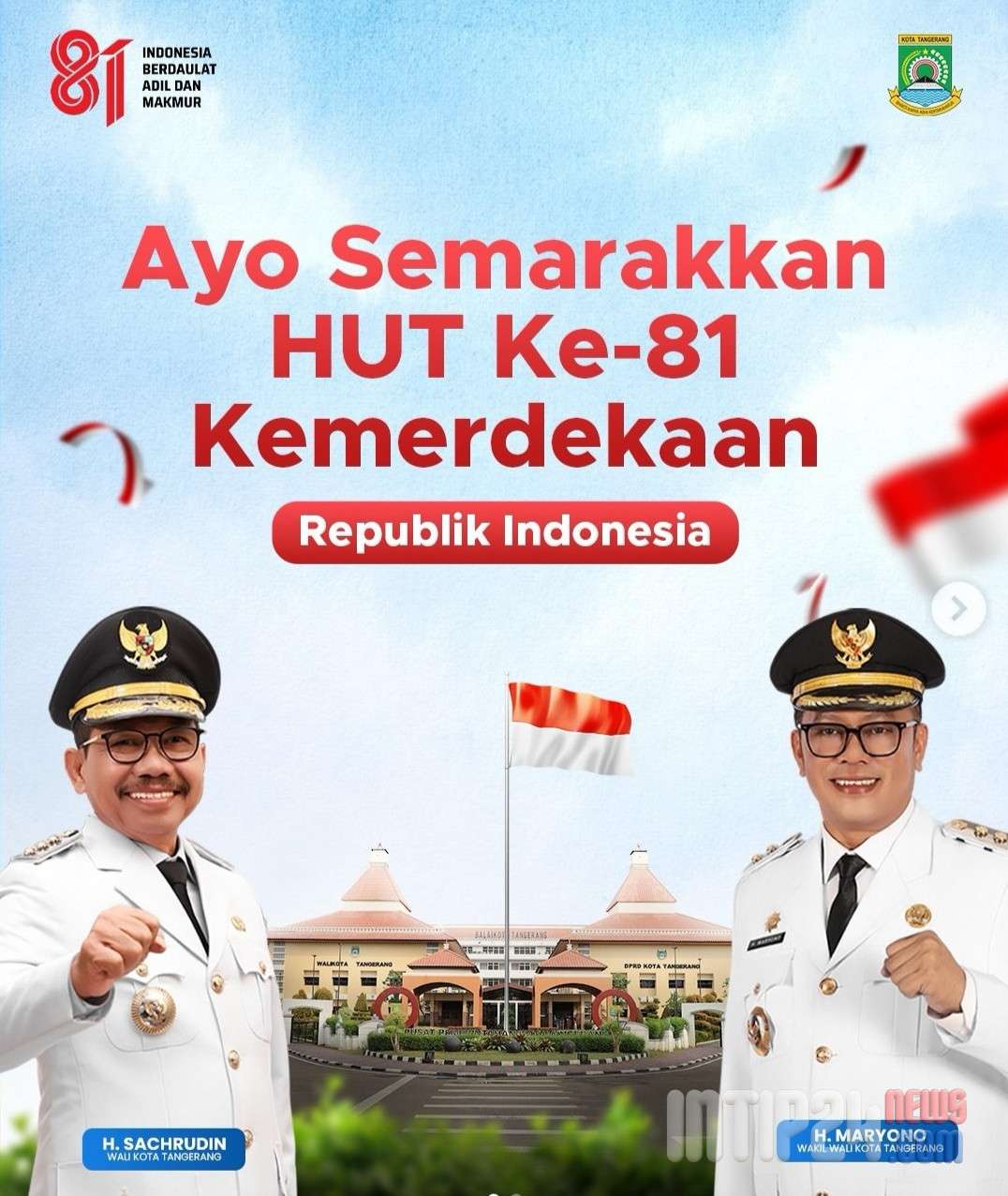 Pemkot Tangerang Ajak Warga Semarakkan HUT RI Ke-81
