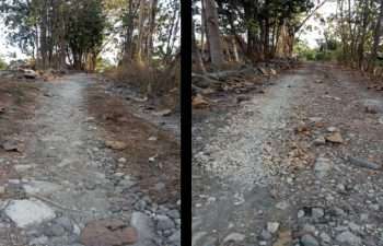 Jalan Kampung di Dusun Ngelo Candirejo Semin Rusak Parah, Warga Minta Perhatian Pemkab Gunungkidul