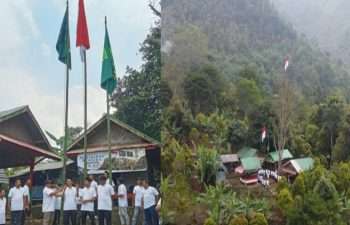 Dari Puncak Gunung Karang, Alumni Gontor 2003 Teguhkan Komitmen Mengabdi untuk Negeri Dari Puncak Gunung Karang, Alumni Gontor 2003 Teguhkan Komitmen Mengabdi untuk Negeri
