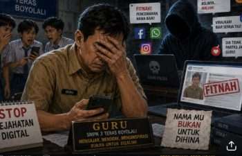 Guru SMPN 3 Teras Boyolali Korban Kejahatan Digital, Resmi Laporkan Pemerasan dan Fitnah ke Polisi