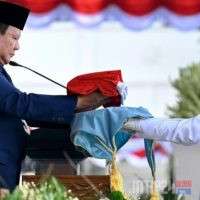 Presiden Prabowo Pimpin Upacara Detik-Detik Proklamasi di Istana Merdeka