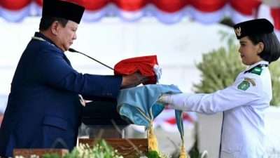 Presiden Prabowo Pimpin Upacara Detik-Detik Proklamasi di Istana Merdeka