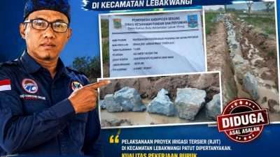 Proyek RJIT Lebakwangi Disorot: IWO Indonesia Desak Audit, Jangan Biarkan Uang Rakyat Berujung pada Pekerjaan Asal Jadi